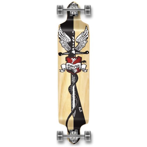 Yocaher Professional Speed Drop Down Complete Longboard Skateboard (Smite)