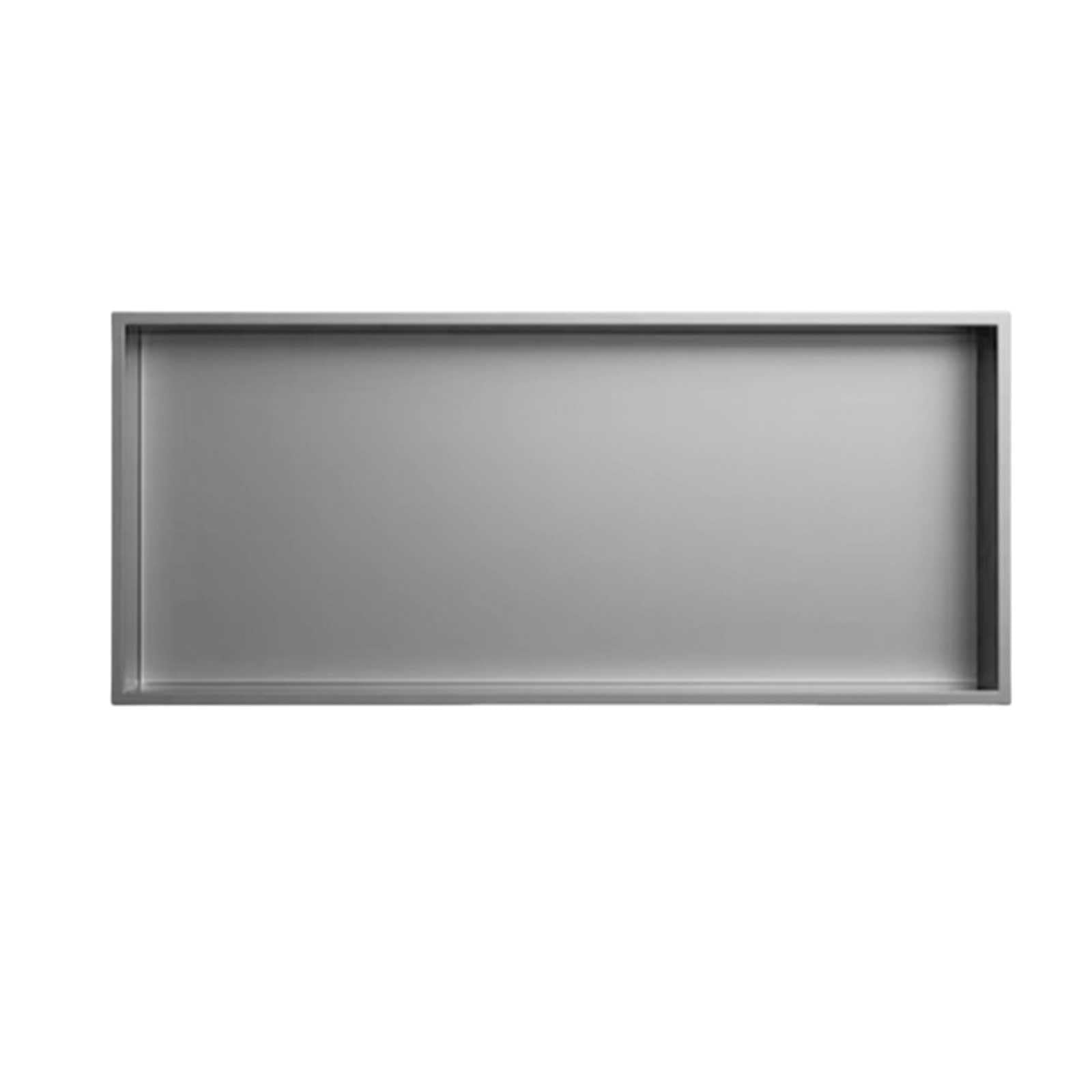 Niche de douche acier inoxydable haut de gamme étagère encastrée design minimaliste chic