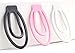 2Pcs Protective Cage Clip Fitness Set, with 1 Pink Yoga Belt, Breathable Adjustable Invisible Protection Set -A52US (Black)