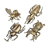 Photo Gallery goohochy 4pezzi statuette in ottone di api e scarabei retrò miniature di insetti per soggiorno studio e regali unici Photo Gallery goohochy 4pezzi statuette in ottone di api e scarabei retrò miniature di insetti per soggiorno studio e regali unici