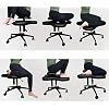Cross-Legged Kneeing Chair for Office or Home, Meditation Chair, Adjustable Home Office Desk Chair 3D x 26W x 23H in (Black)
