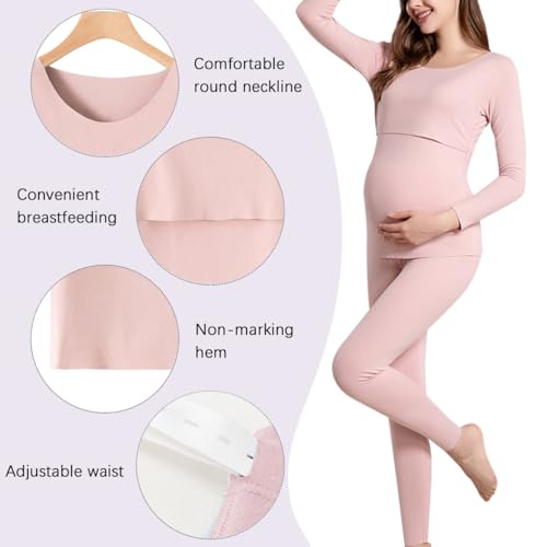 Sous-vêtement thermique maternité ensemble de pyjama chaud hiver