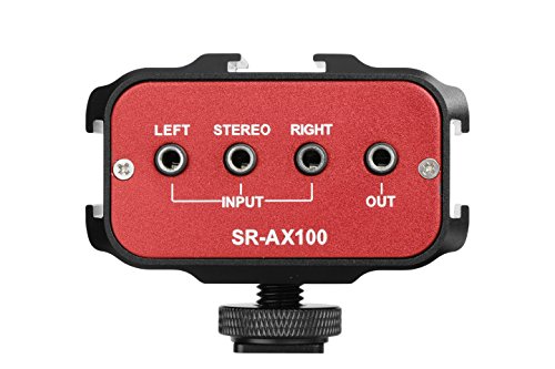 Saramonic Wireless VHF Lavalier Microphone Bundle with 2 Bodypack Transmitters, 2 Receivers, and 2-Ch Mixer for DSLR Cameras, Camcorders and More - 200' Wireless Transmission Range (Black, Red) - Thumbnail 7