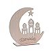 Produktbild TOOGOO Ramadan Holz Eid Mubarak Dekoration Mond Islam Moschee Muslim Holzplakette HNgen AnhNger Festival Party Supplies 5