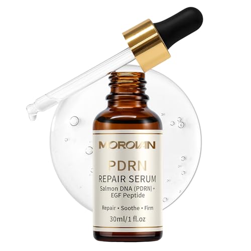 Salmon DNA PDRN Face Serum: Recovery Serum with EGF Peptide Collagen Growth Factor for Sensitive & Post-Microneedling - Soothe Redness & Repair Skin Barrier in 72 Hours - 1 Fl Oz