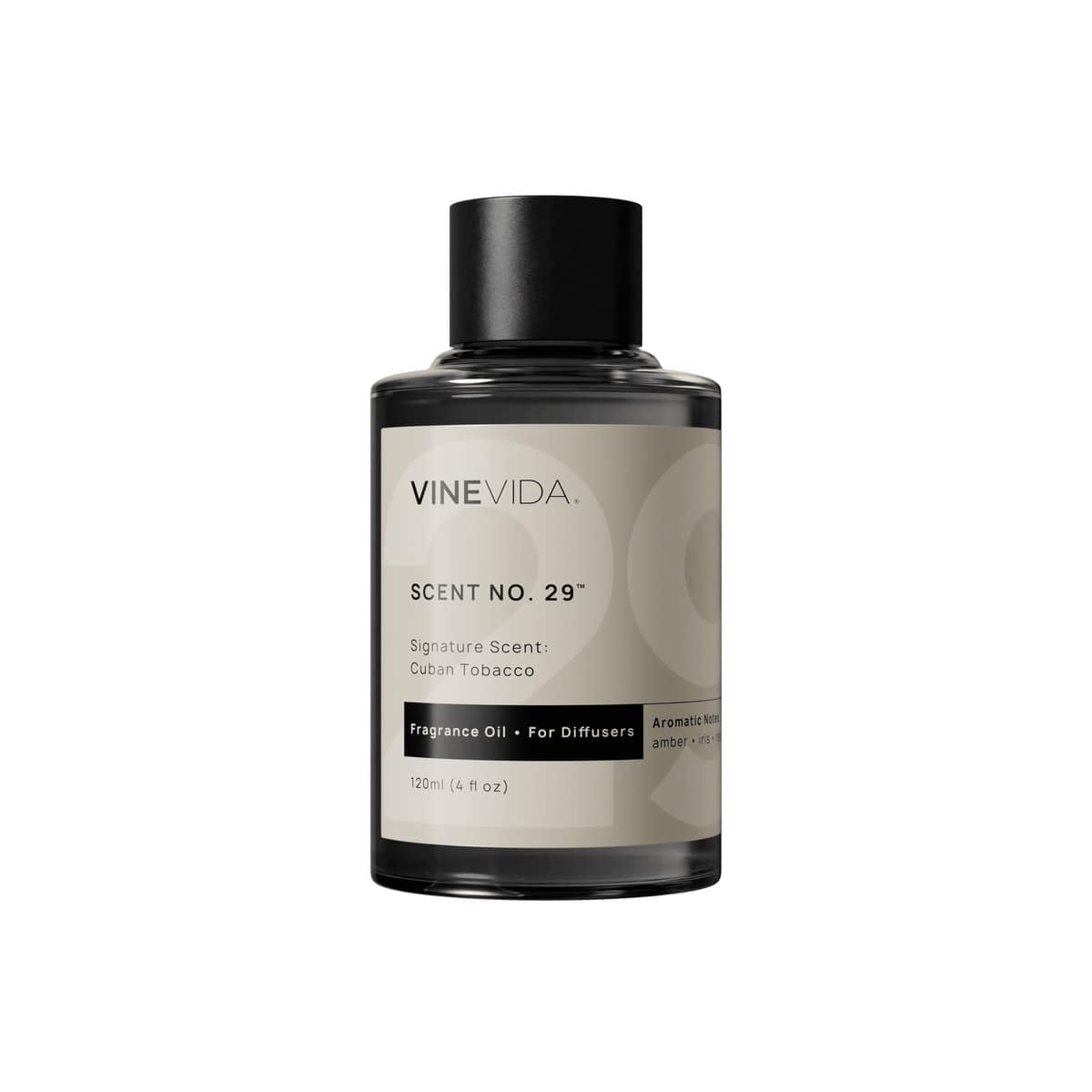 VINEVIDA [4 Fl Oz] Cuban Tobacco Fragrance Oil for Cold Air Diffusers, Essential Oils for Diffuser Oil Refill & Air Freshener Room Spray