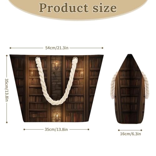 Womens Waterproof Tote Bag Portable Beach Handbag with Inner Pocket Grocery Shoulder Bag for Vacation Travel2