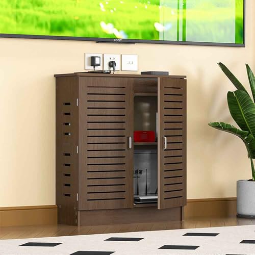Support pour modem de bureau pour cacher les câbles informatiques - 2