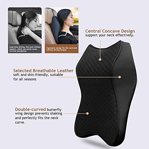 Image of Car Neck Rest Pillow Memory Foam Car Seat Neck Rest Cushion Neck Pillow for Car Head Rest for Car Neck Support Pillow for Car