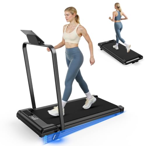 Cinta de Correr Plegable 3.0CV, 10km/h, 130kg, Multifuncional(Negro 94 cm) | Silenciosa