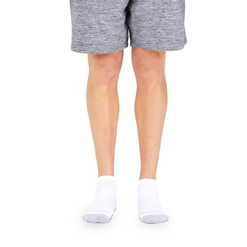 Image of Fruit of the Loom Men's Dual Defense Ankle Socks, Odor Protection with Half Cushion, Multi-Packs