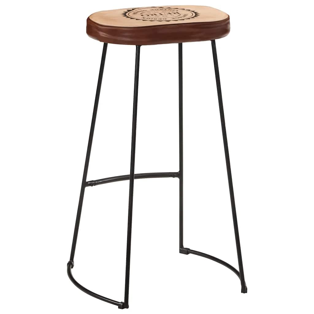Set da bar in legno di mango grezzo e metallo con 6 sgabelli da bar, set da pranzo per sala da pranzo e cucina, set di mobili moderni salvaspazio per famiglia e ospiti