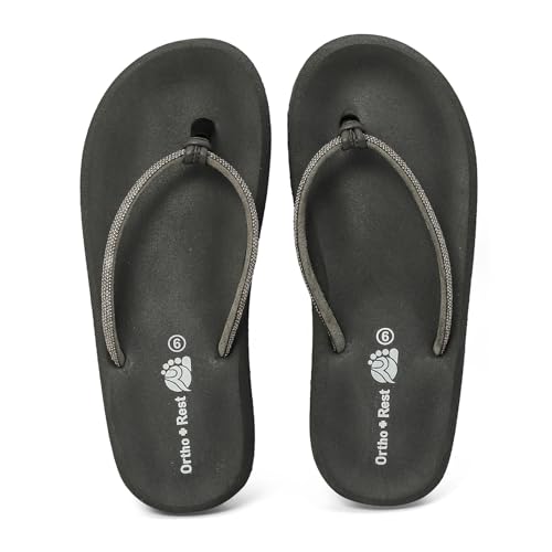 Image of Ortho + Rest Ortho Slippers for Women Daily Use, orthopedic FlipFlops | Arch Support With Soft Cushioned Footbed | Lightweight Ladies Chappal | Orthopedic Doctor Soft Slippers for Ladies & Girls