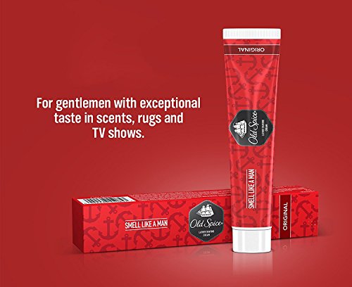 Image of 1 Original Old Spice Lather Shaving Cream Tube 70gms