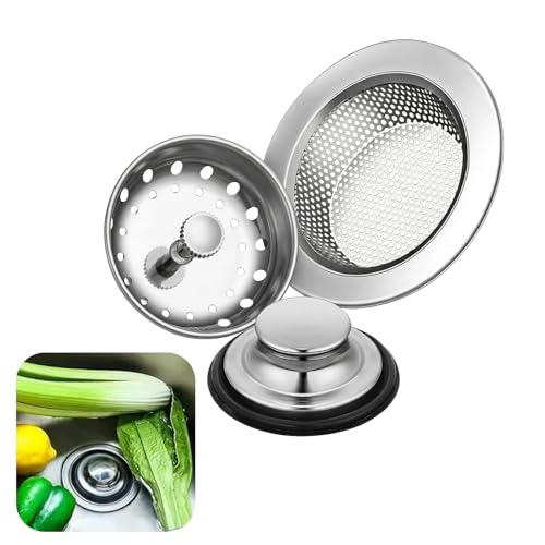 Set colador y tapón para fregadero de cocina