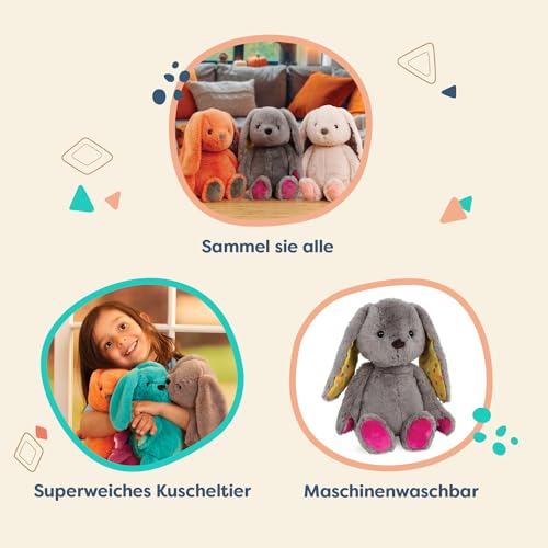 B. toys - Happyhues - Sprinkle Bunny - Plüschhase - Superweiches Plüschtier - Plüschtier für Babys, Kleinkinder, Kinder - Waschmaschinenfest - 0 Monate +