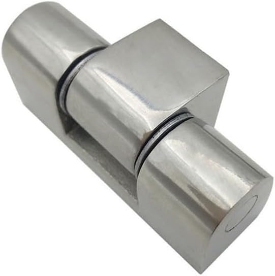 Cabinet Door Hinge 304 Stainless Steel Hinge Industrial Equipment Cabinet Door Electric Cabinet Thickened Load-Bearing Hinge 1Pcs(Mirror- Stainless)