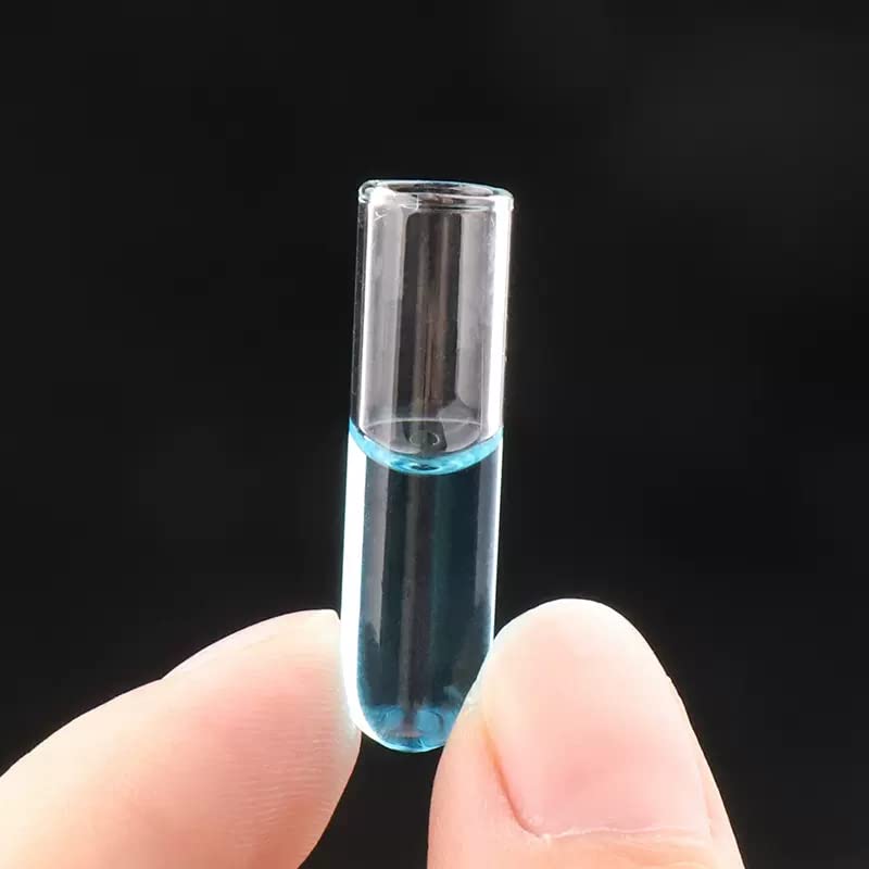 Provette for fermentazione in vetro borosilicato da 200 pezzi for microbiologia - 6x30 mm
