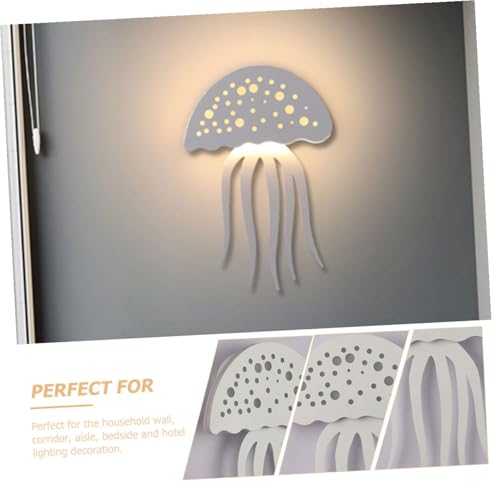 Lámpara de pared LED medusa para iluminar zonas oscuras con luz cálida eficiente 6