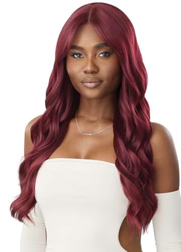 Outre Melted Hairline Synthetic Hd Lace Front Wig - Matilda (Color : Drf Hot Pink)