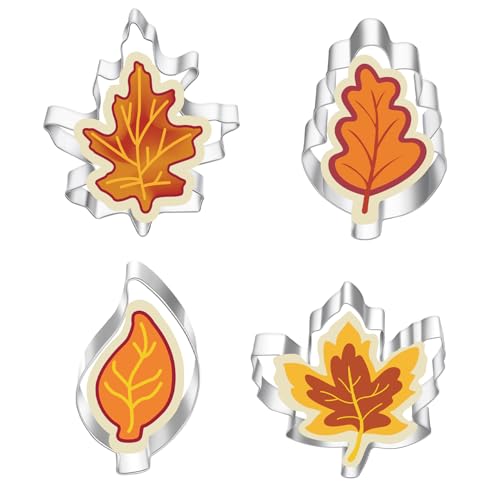 UTXN 4-teiliges Set Ausstechformen, Keksausstecher, Teigausstecher zum...