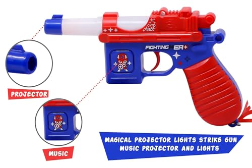 Image of Zest 4 Toyz Projector Toy Gun with Realistic Sound, Telescope and Light Effect | Musical Toy Gun for Kids, Assorted Colour
