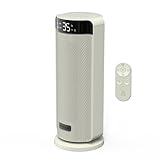 セラミックファンヒーター エペイオス(Epeios) 小型 省エネ 1100W 2秒速暖 3モード切替 25db 脱衣所 電気ヒーター 電気ストーブ デスク 足元 脱衣場 暖房器具 二重過熱保護 温度調整 ECOモード節電 リモコン付 12Hタイマー機能 切り忘れ防止 メモリ機能 70°首振り 暖房11畳 転倒オフ コンパクト 軽量 持ち運び簡単