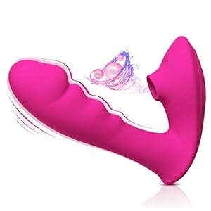 Vibratoren für sie Klitoris Sauger und G-punkt,2 in 1 Paarvibratoren und Saugen Vibrator Sexspielzeug mit 10 Saugenmodis und 10 Vibrationsmodi,Sexspielzeug für Frauen und Paare