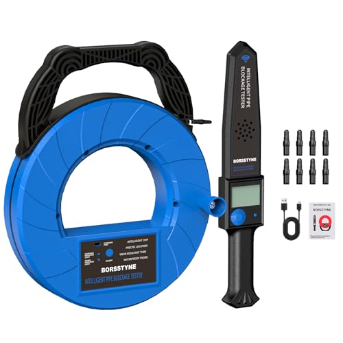 Borsstyne Pipe Locators Precision Blockage Detector for Water pipes underground pipes PVC pipes metal pipes Wall pipes