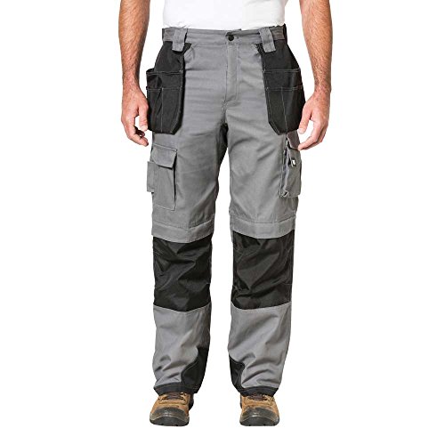 CAT Mens C172 Trademark Pant - 46W x 30L - Grey/Black