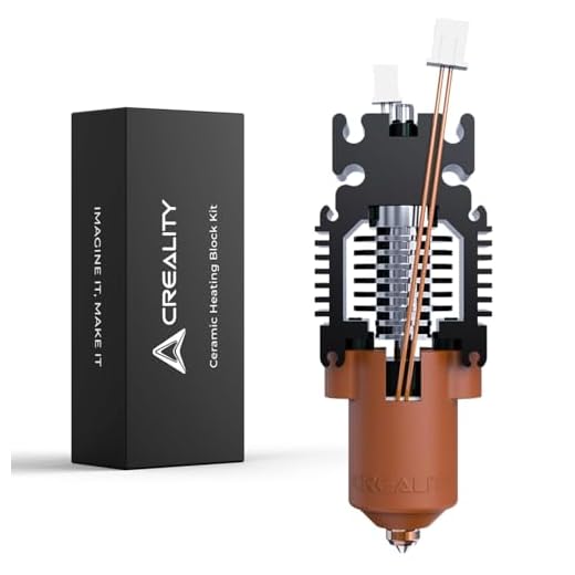 Creality Verbessertes Ender 3 V3 SE KE Keramik Heizblock Kit mit Schnellwechseldüse, 3D-Drucker Hotend Kit Unterstützt 300 °C Hohe Temperaturen und 600 mm/s Schnelles Drucken für Ender 3 V3 SE/KE