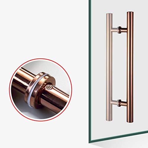 Poignée de porte push-pull robuste en acier inoxydable pour un tirage fluide et durable - 8