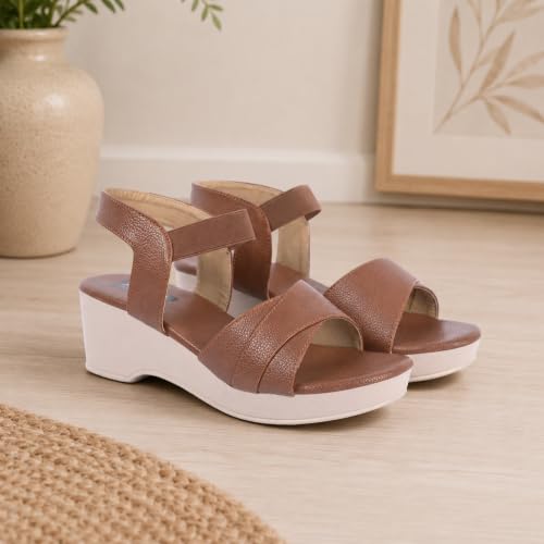 Image of Women Girls Fashion Wedge Heel Sandals (SD1501)