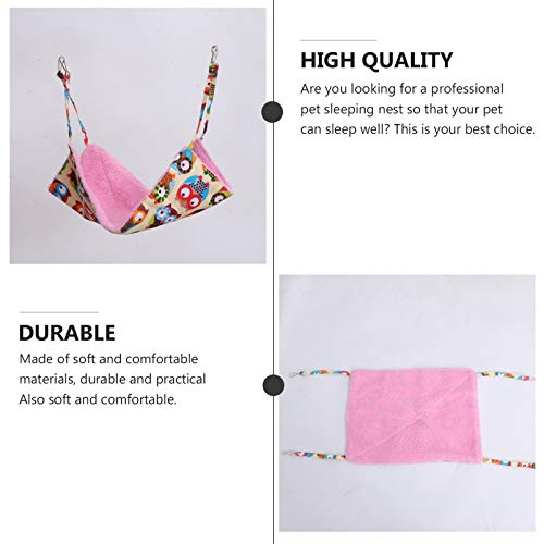 VILLCASE Pequeno Animal Rede Manter Aquecido Animal de Estimação Rede Balanço Suave Engrossar Cama d