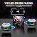 Bluetooth Shower Speaker, Portable Bluetooth Speaker Stereo Sound with Suction Cup/Lanyard, Built-in Mic, IPX7 Waterproof Wireless Speakers Bluetooth 5.4 for Bathroom, Party, Beach, Purple