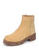  Dublin 005, Botín de tacón Mujer Beige Talla 40