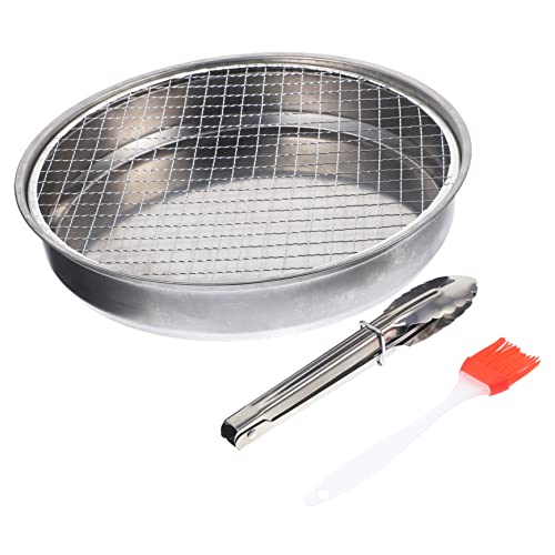 BESPORTBLE Barbacoa De Parrilla Desechable Portátil Mini Acero Inoxidable Para Camping