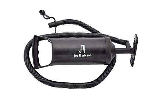 beUakso Double Quick Hand Pump - Air Pump for Inflatables