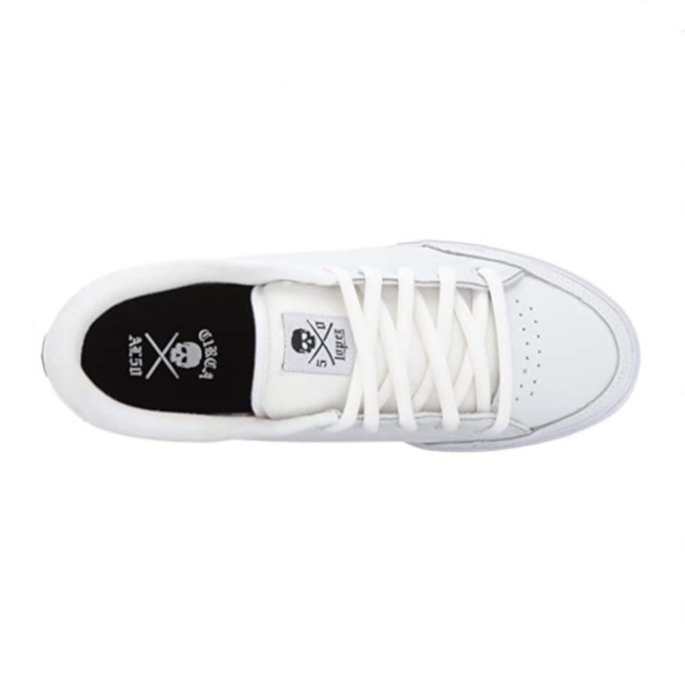 C1RCA Lopez 50 AL50 Zapatillas Deportivas Skateboard Unisex Cuero Blanco Negro Producto Original Garantizado