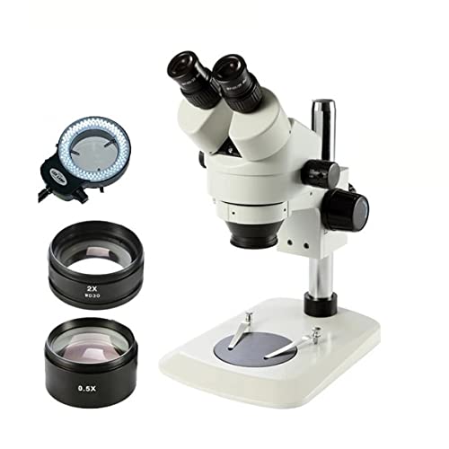Microscope 3.5X-90X Binocular Microscope Continuous Zoom Binocular Stereo Microscope for Phone Repair Portable Table Soldering Microscopio(3.5x-90x)