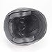 MRDEAR Textura de Cocodrilo - Casco Scooter Style Rétro Negro Hecho a...