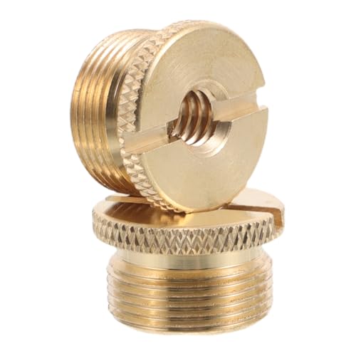 HEMOTON 2Pcs Microphone Stand Adapter Female to Male Screw Converter for Tripod Mount Versatile and Durable Microphone Mounting for Various Recording Scenarios
