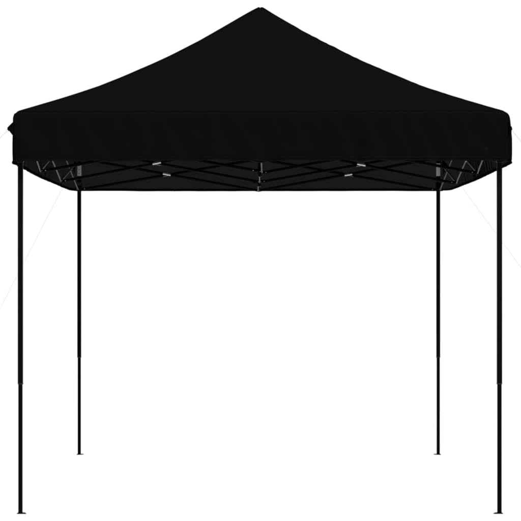 Genérico Tienda de Fiesta Plegable Pop-Up Negra 410x279x315 cm,Casa y jardín,Jardín,Artículos de Exterior,Estructuras de Exteriores,Carpas y cenadores-4005014