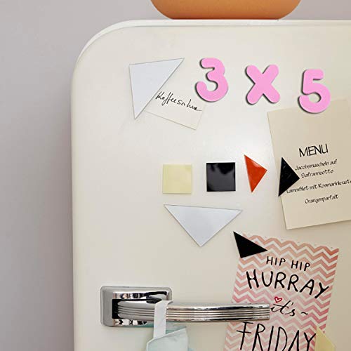 NUOBESTY 54Pcs NÃºmeros MagnÃ©ticos NÃºmero de Brinquedos ÃmÃ£s de Geladeira Brinquedos Educativos (