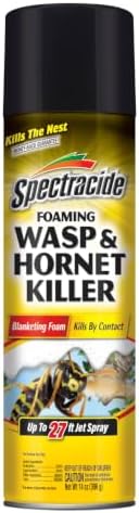 Spectracide Foaming Wasp & Hornet Killer 14 Oz, Kills by Contact
