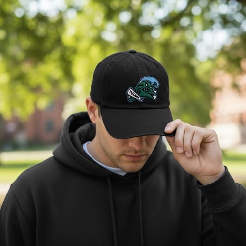 Gorra beisbol Tulane University bordada ajustable miniatura 5