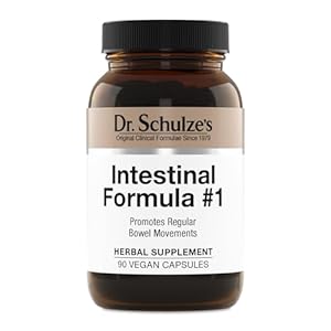 Dr. Schulze’s Intestinal Formula #1 Colon Bowel Cleanse Laxative Capsules, 90 Count (90 Capsules) – Packaging May Vary