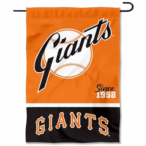Bandera de jardín retro para decorar tu terraza de San Francisco Giants