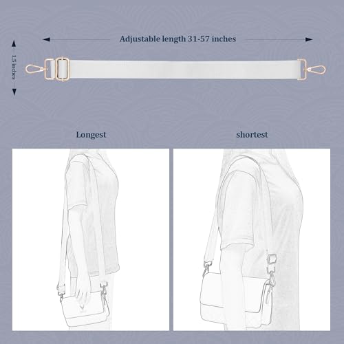 Image of chushui Replacement Purse Strap,Wide Adjustable Crossbody Straps for Handbags