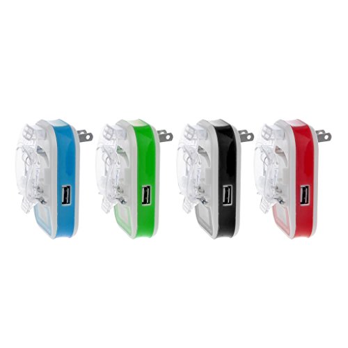 GLASSNOBLE Cable de Datos, Cargador de batería Universal USB Pantalla indicadora LCD Enchufe UE/EE....